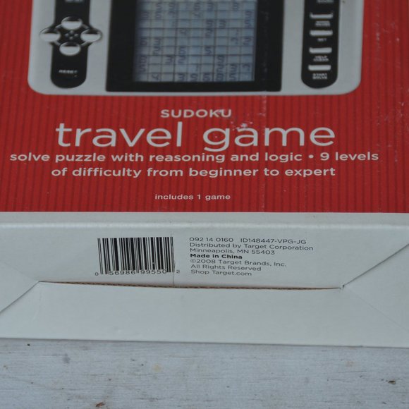 SOLD battery electronic Sudoku travel game new puzzle strategy number game 2008 - Picture 6 of 12